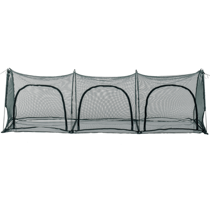Raised Garden Bed (Height 43cm) with 3m Net Tunnel - mazeproducts