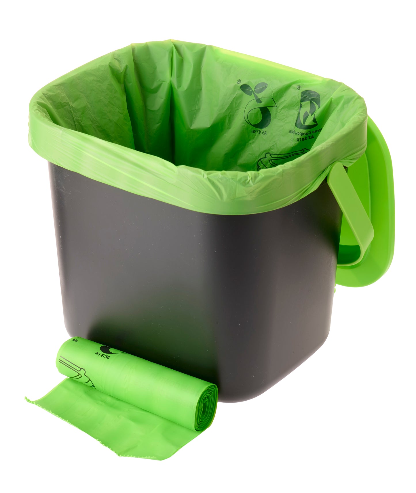 7L Kitchen Caddy with 20 x Compostable Bags
