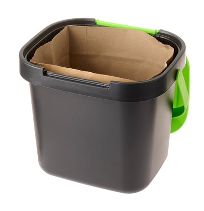 7L Compost Caddy with 10 Paper Bags
