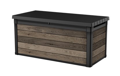 PRE ORDER: OCT. - Keter Signature 570L Storage Box - Walnut Look