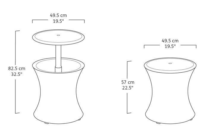 Keter Pacific Cool Bar - 2 PACK
