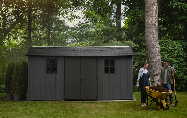 Keter Newton Plus Shed 7.5x15 (2.3 x 4.7m) - mazeproducts