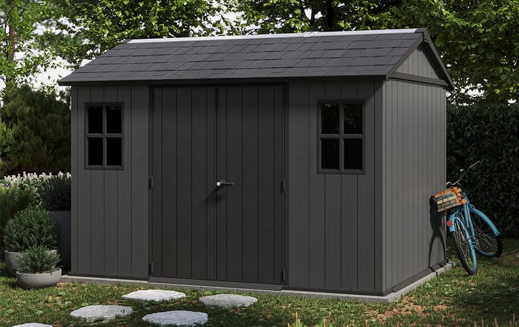 Keter Newton Plus Shed 7.5x11 (2.3 x 3.5m) - mazeproducts