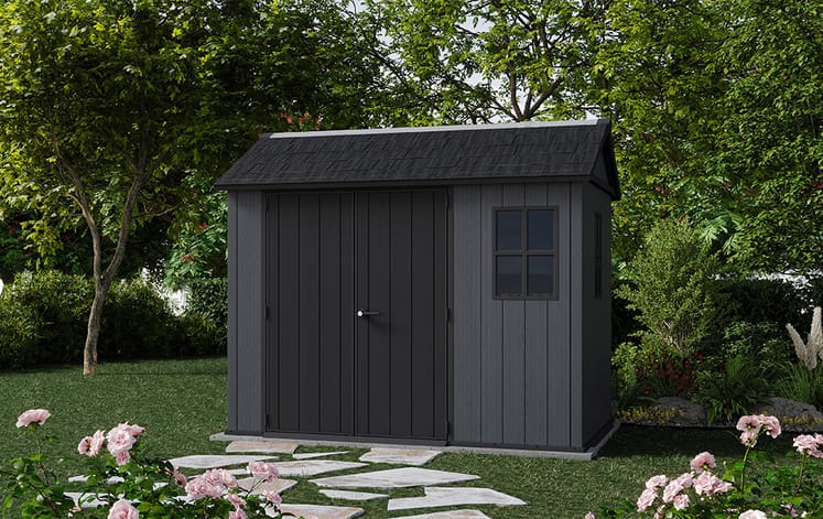 Keter Newton Plus Shed 7.5x9 (2.3 x 2.9m) - mazeproducts