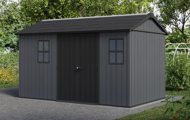 Keter Newton Plus Shed 7.5x13 (2.3 x 4.1m) - mazeproducts