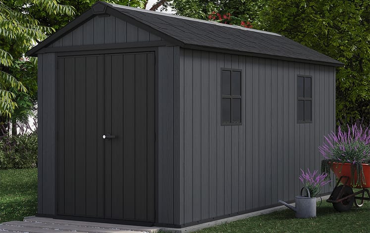 Keter Newton Plus Shed 7.5x13 (2.3 x 4.1m) - mazeproducts
