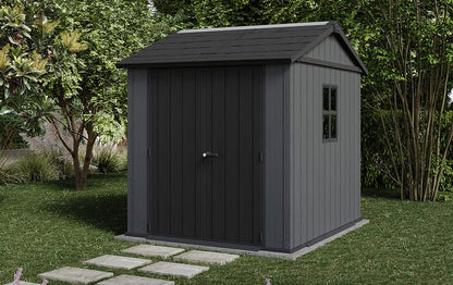 Keter Newton Plus Shed 7.5x7 (2.3 x 2.2m) - mazeproducts