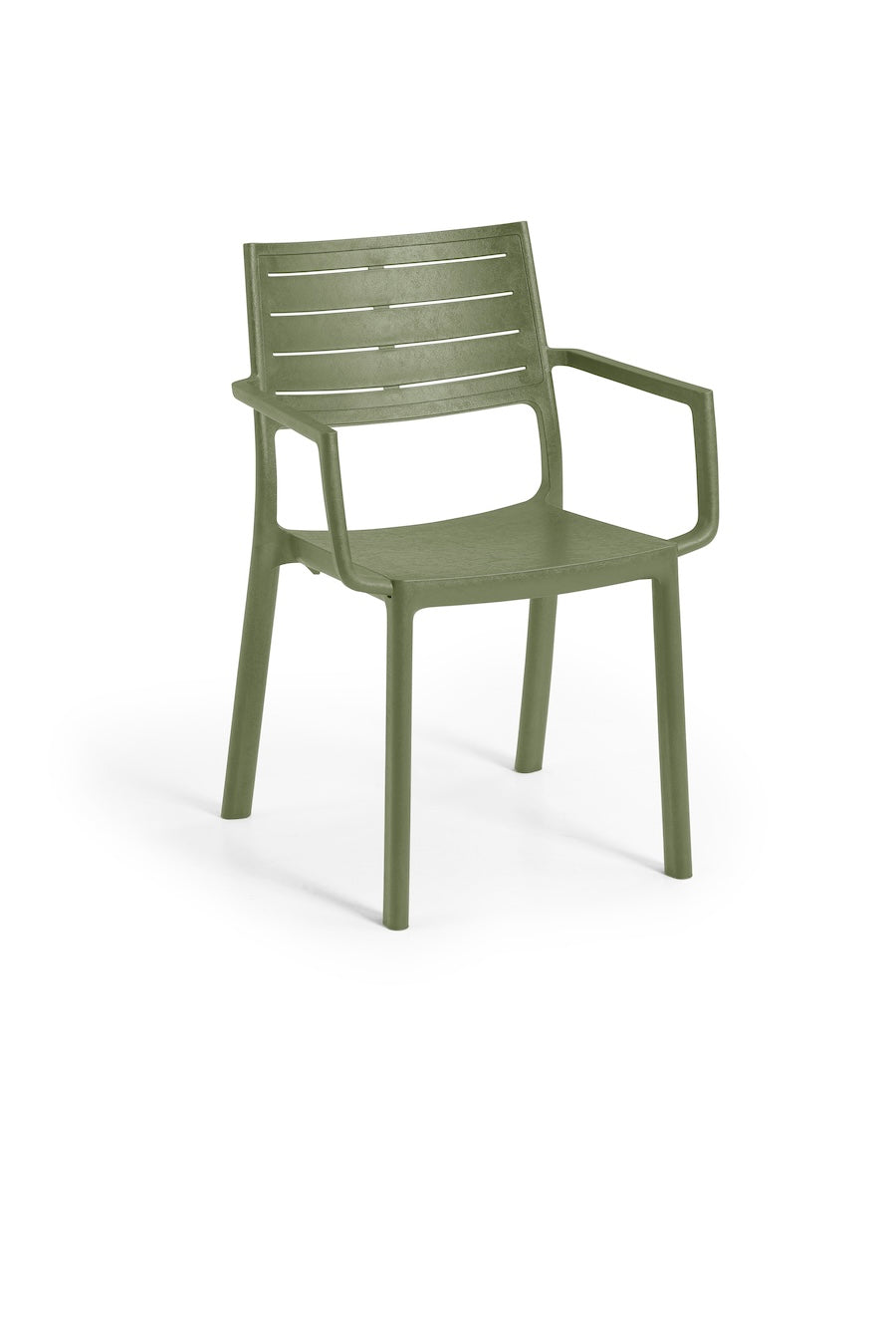 PRE ORDER: SEP. - Keter Metaline Metal Look Dining Chair: Green - 6 Pack