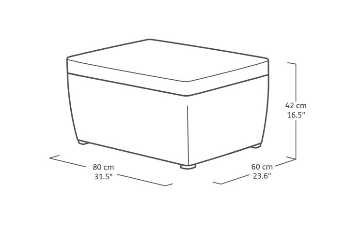 Keter Mia Outdoor Lounge Set - Graphite