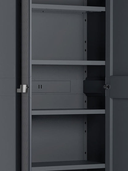 2 x Keter Moby High Storage Cabinets