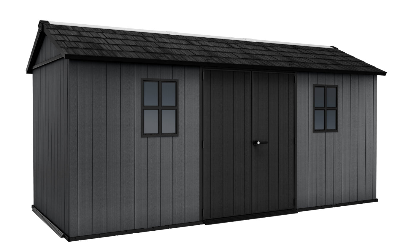 Keter Newton Plus Shed 7.5x15 (2.3 x 4.7m) - mazeproducts