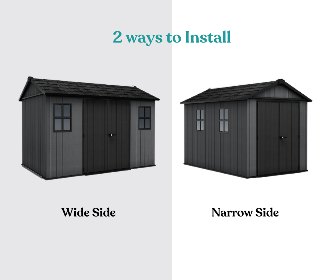 Keter Newton Plus Shed 7.5x11 (2.3 x 3.5m) - mazeproducts