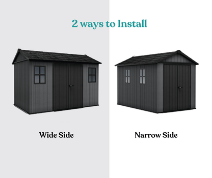 Keter Newton Plus Shed 7.5x11 (2.3 x 3.5m) - mazeproducts