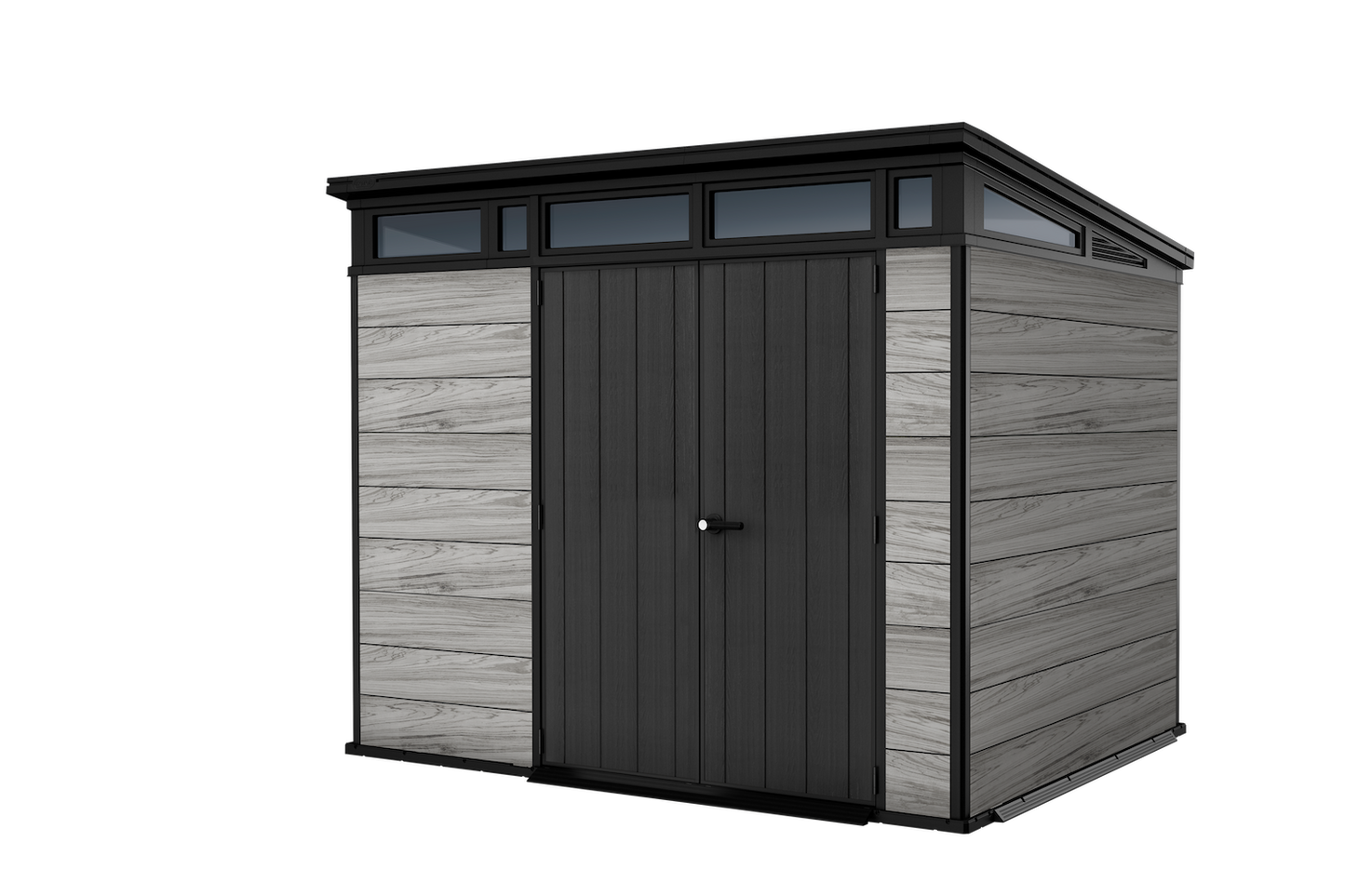 PRE ORDER: OCT. - Keter Signature Pent 9x7 Shed - Stormgrey Look (2.8 x 2.2m)