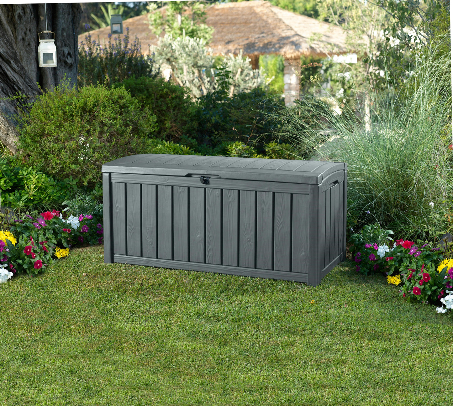 PRE ORDER: SEP. - Keter Glenwood 390L Storage Box - Graphite