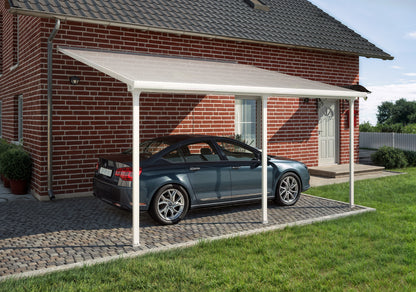 Feria Patio Cover 5.5m x 3m - White Frame With White Roof