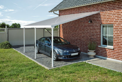 Feria Patio Cover 5.5m x 3m - White Frame With White Roof