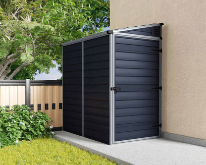 Skylight Pent Garden Shed 1.2m x 1.8m - Midnight Grey - mazeproducts