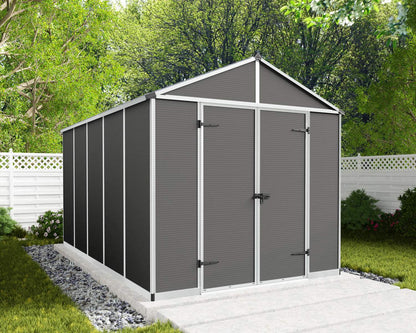 Rubicon Garden Shed 2.4m x 3.8m - Grey