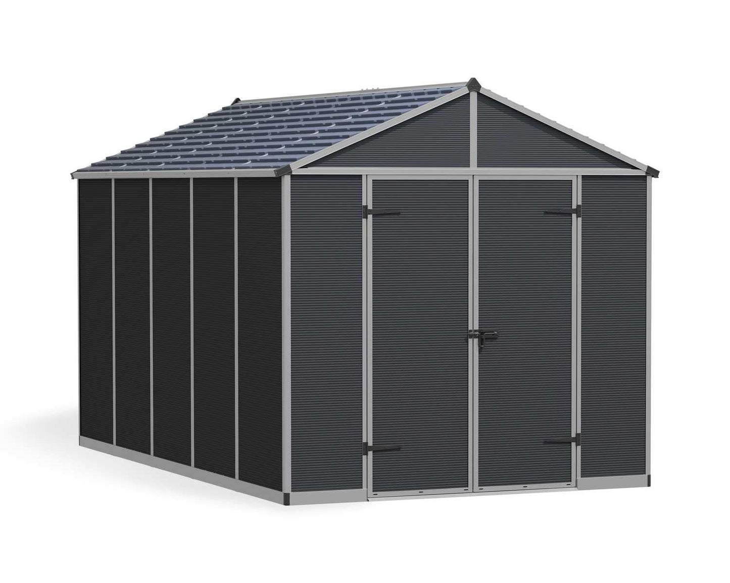 Rubicon Garden Shed 2.4m x 3.8m - Grey