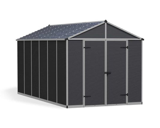 Rubicon Garden Shed 2.4m x 4.5m - Grey
