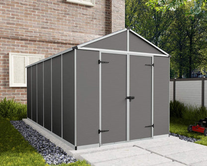 Rubicon Garden Shed 2.4m x 4.5m - Grey