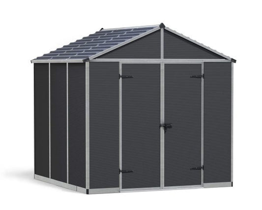Rubicon Garden Shed 2.4m x 2.3m - Grey
