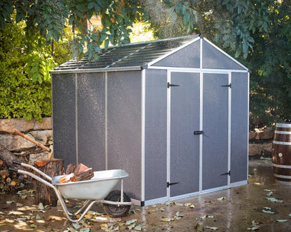 Rubicon Garden Shed 2.4m x 2.3m - Grey