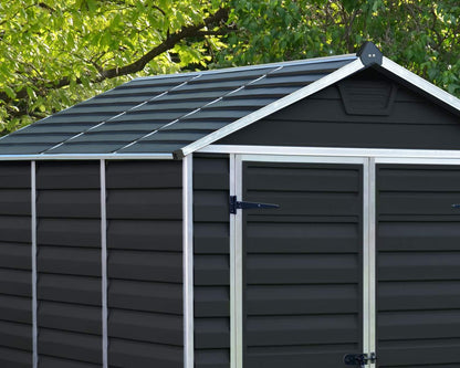Skylight Garden Shed 1.9m x 1.5m - Midnight Grey - mazeproducts