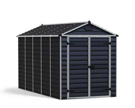 Skylight Garden Shed 1.9m x 3.8m - Midnight Grey