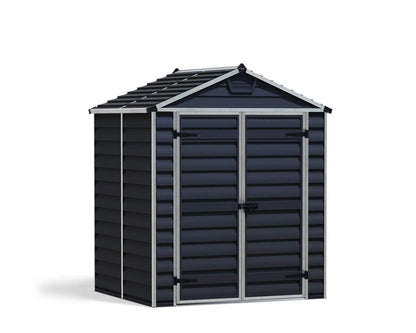 Skylight Garden Shed 1.9m x 1.5m - Midnight Grey - mazeproducts