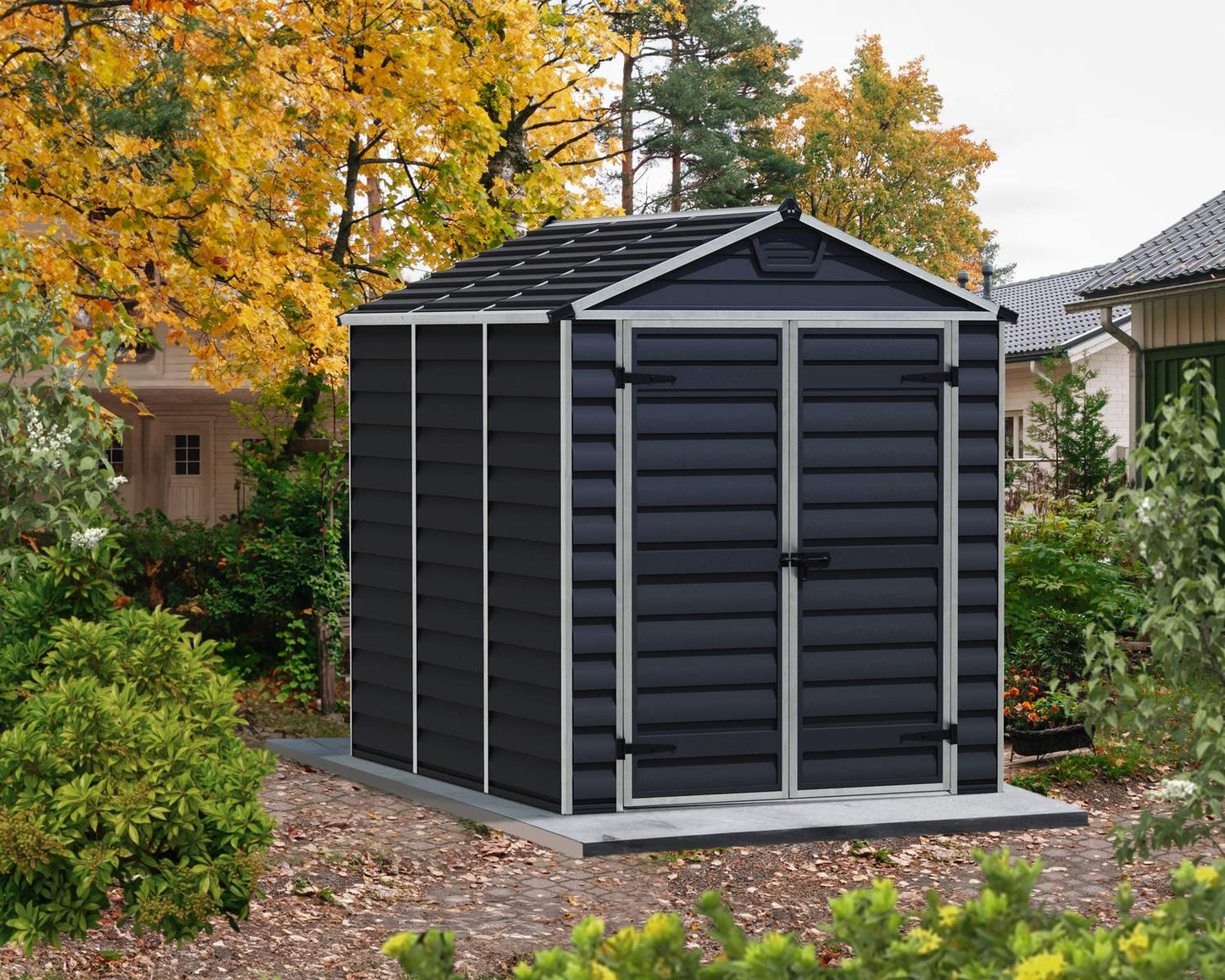 Skylight Garden Shed 1.9m x 2.3m - Midnight Grey