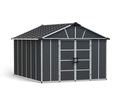 Yukon Garden Shed (NO FLOOR) 3.3m x 4m - Grey