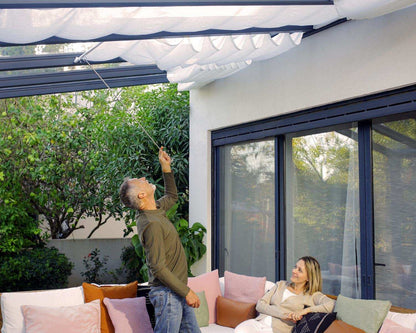 Roof Blinds for Stockholm Patio Cover - 5.2m x 3.4