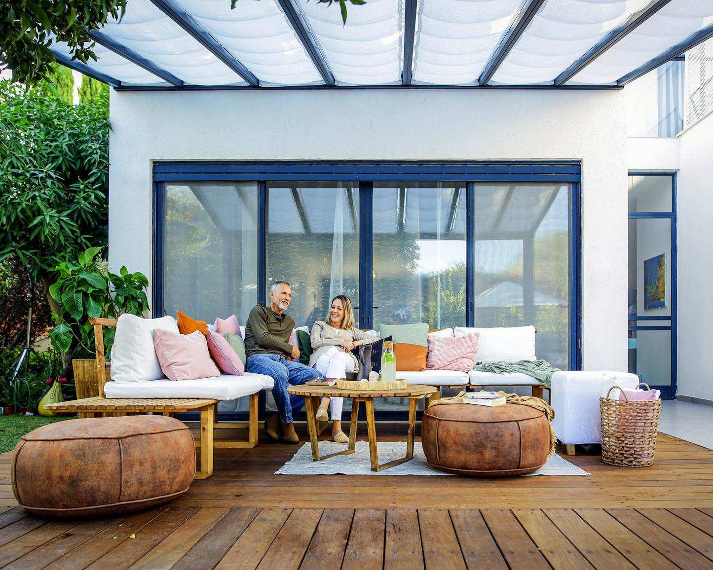 Roof Blinds for Stockholm Patio Cover - 5.2m x 3.4