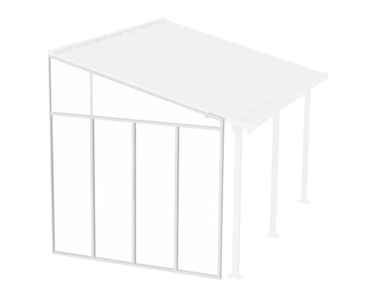 Side Wall for Sierra & Feria Patio Cover 3m - White
