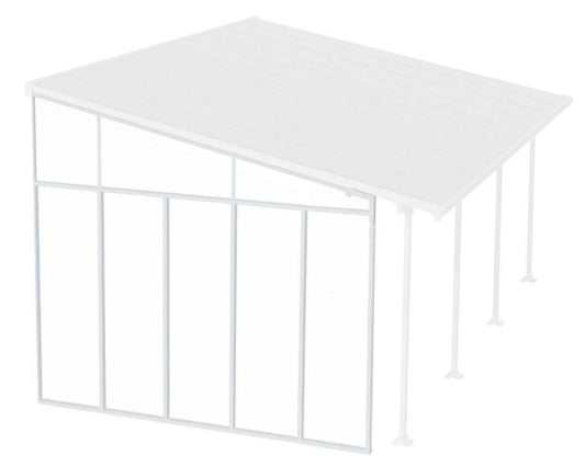 Side Wall for Sierra & Feria Patio Cover 3.85m - White