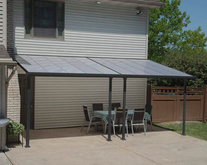 Feria Patio Cover 6.1m x 3m - White Frame With White Roof