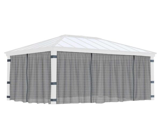 Netting Set for Dallas Gazebo 4.2m x 6m