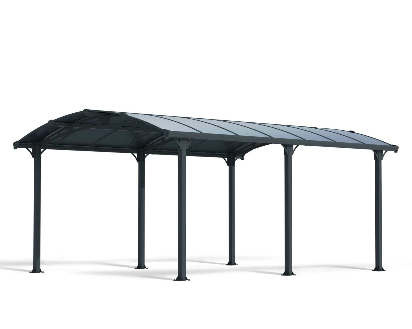 Tucson Gazebo 3.6m x 5.1m - Grey Frame With Grey Roof