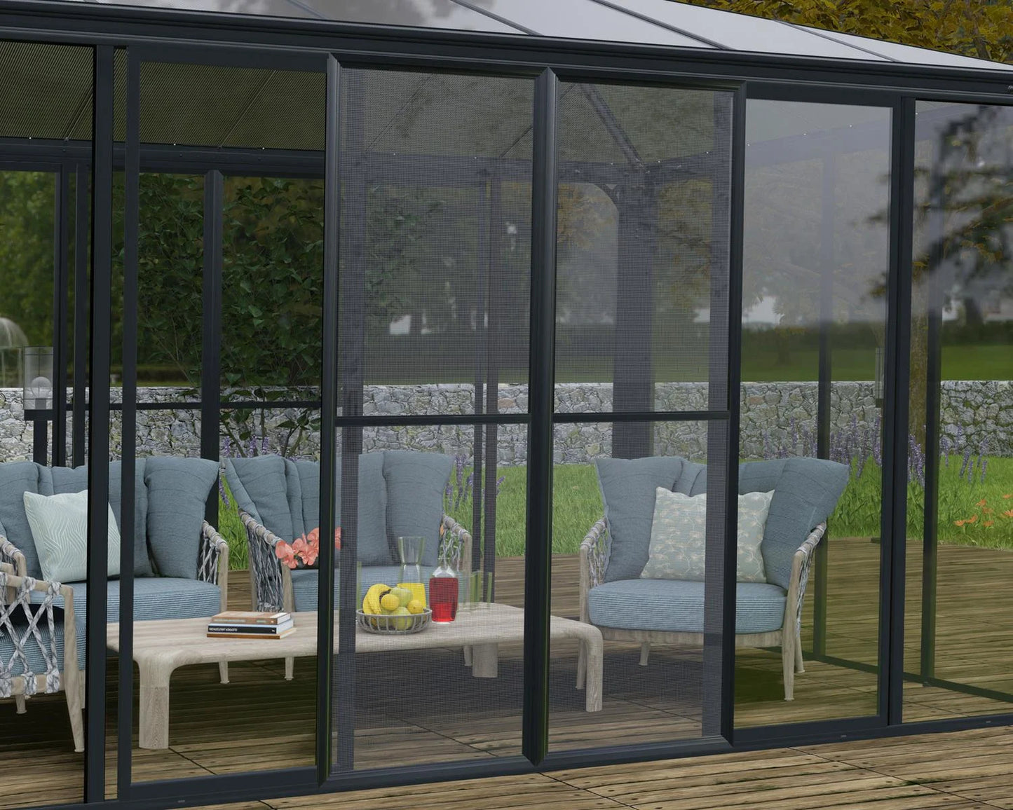 Screen Door Set for Ledro/Garda/Sanremo - Grey
