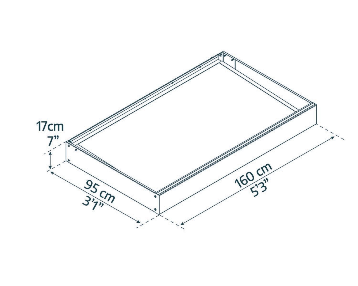 Sophia Door Awning 1.6m x 1m - Grey Frame With Clear Panel - mazeproducts