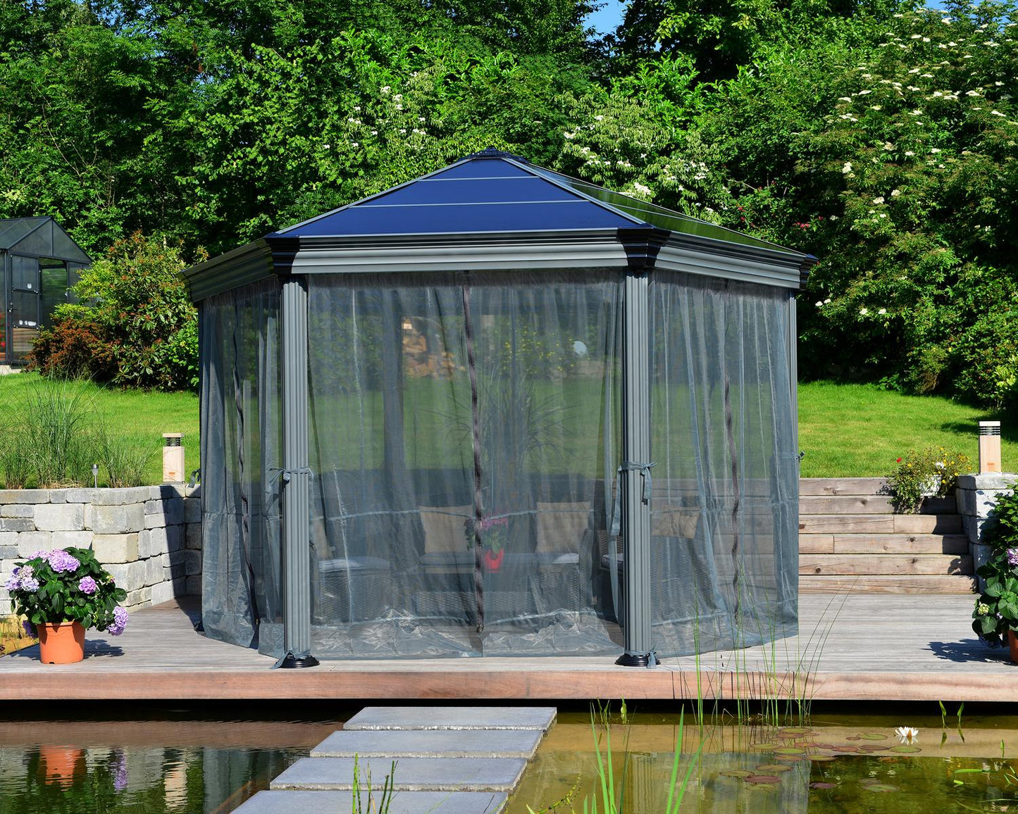 Netting Set for Monaco Hexagon Gazebo