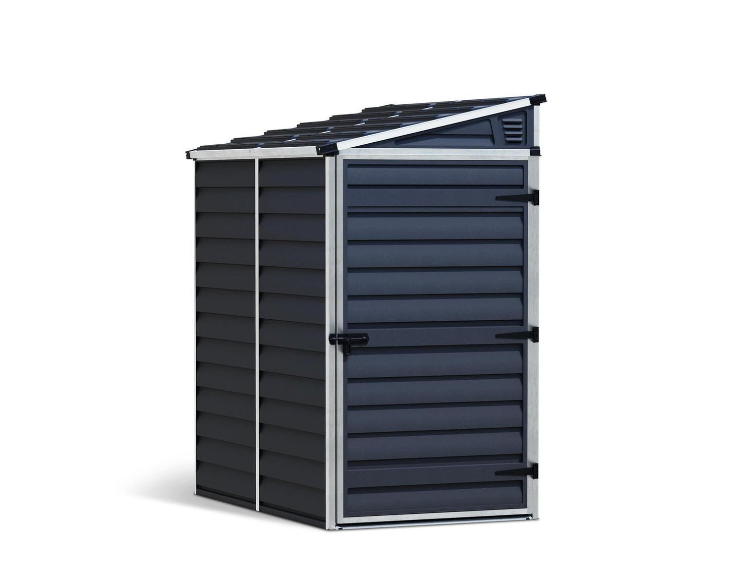 Skylight Pent Garden Shed 1.2m x 1.8m - Midnight Grey - mazeproducts