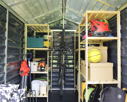 Skylight Garden Shed 1.9m x 2.3m - Midnight Grey