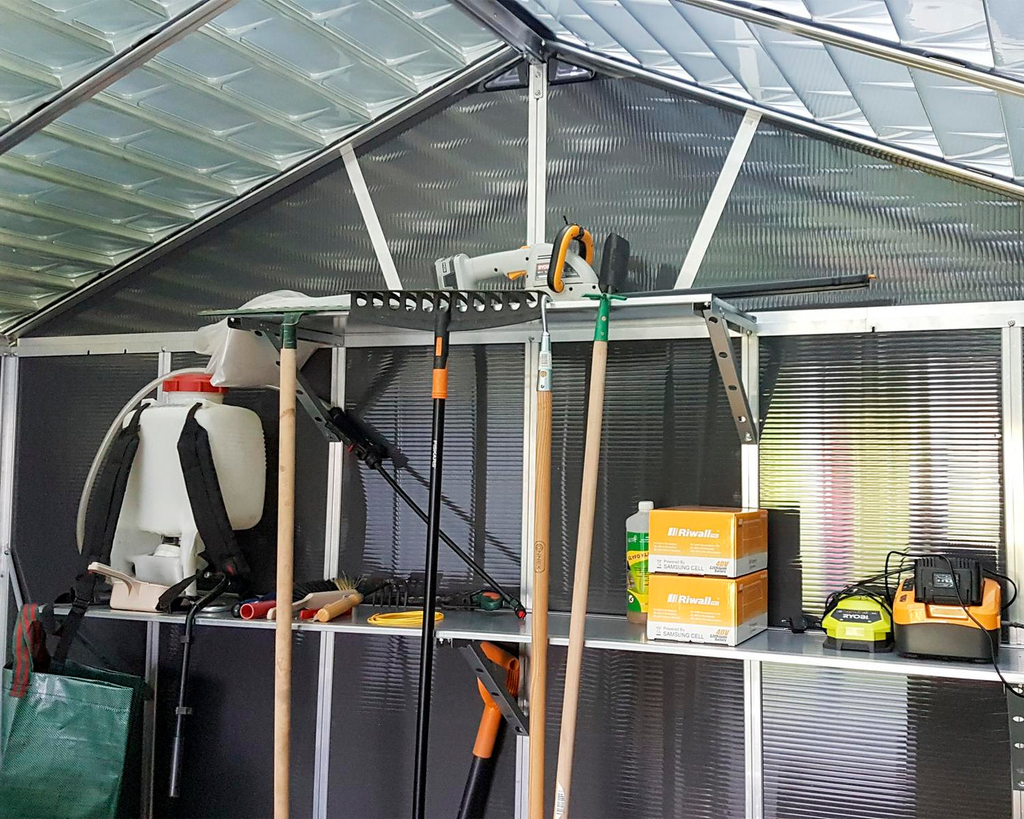 Yukon Garden Shed (NO FLOOR) 3.3m x 5.2m - Grey