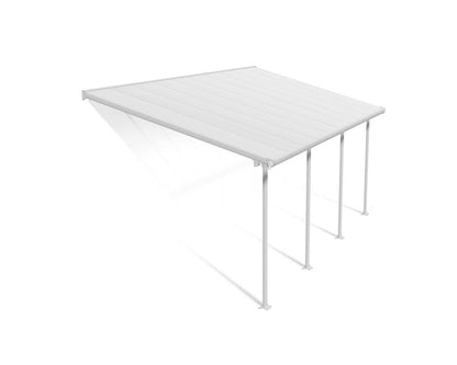 Feria Patio Cover 6.1m x 3m - White Frame With White Roof