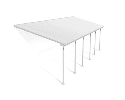 Feria Patio Cover 9.2m x 3m - White Frame With White Roof