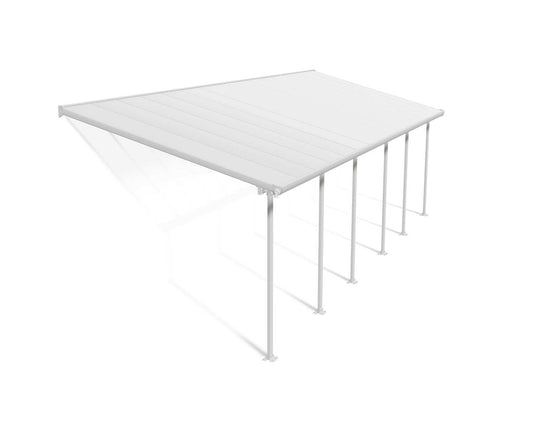Feria Patio Cover 9.2m x 3m - White Frame With White Roof