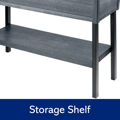 Keter Alfresco Garden Bed - Black - 2 Pack - mazeproducts